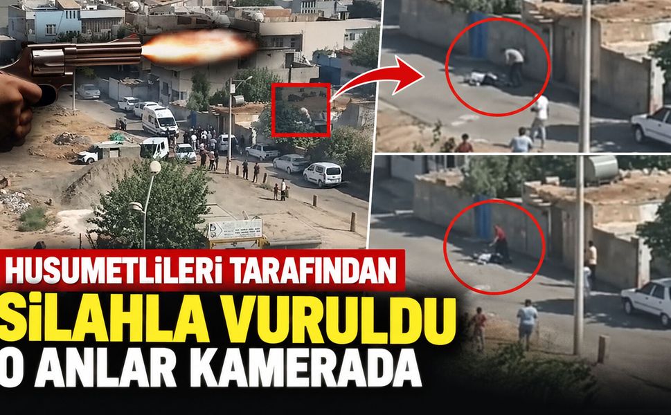 Husumetlileri Tarafından Silahla Vuruldu: O Anlar Kamerada