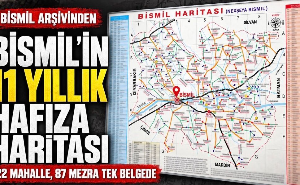 “Nexşeya Bismil” ilçenin geçmişini yeniden gün yüzüne çıkardı