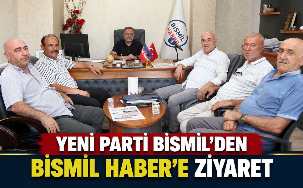 Yeni Parti Bismil’den Bismil Haber’e ziyaret