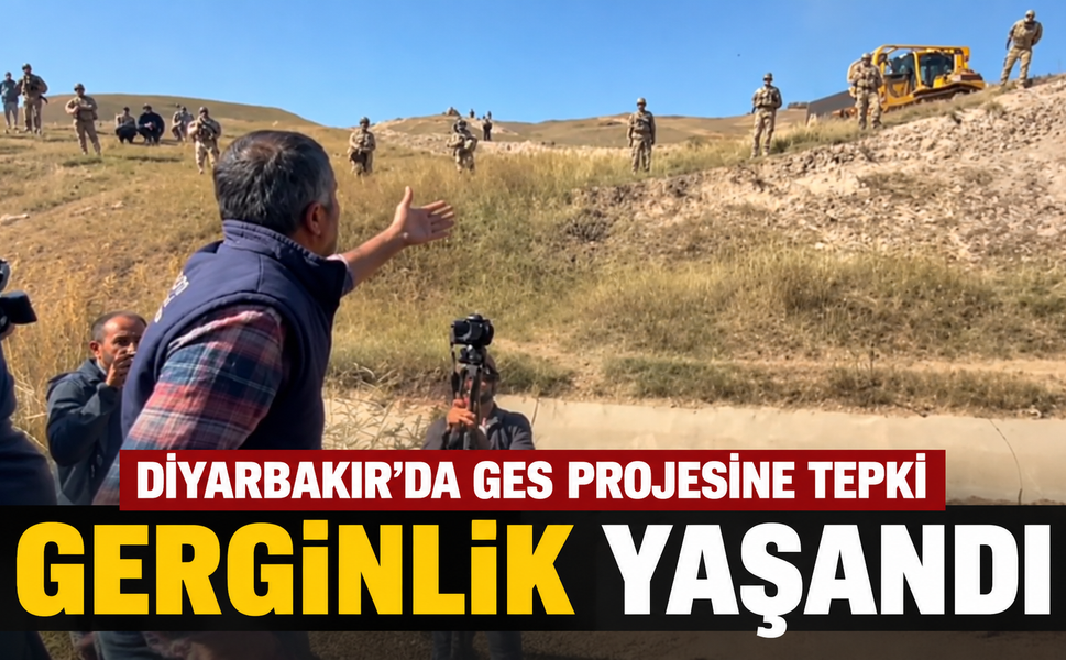 Diyarbakır'da GES Projesine Tepki: Gerginlik Yaşandı