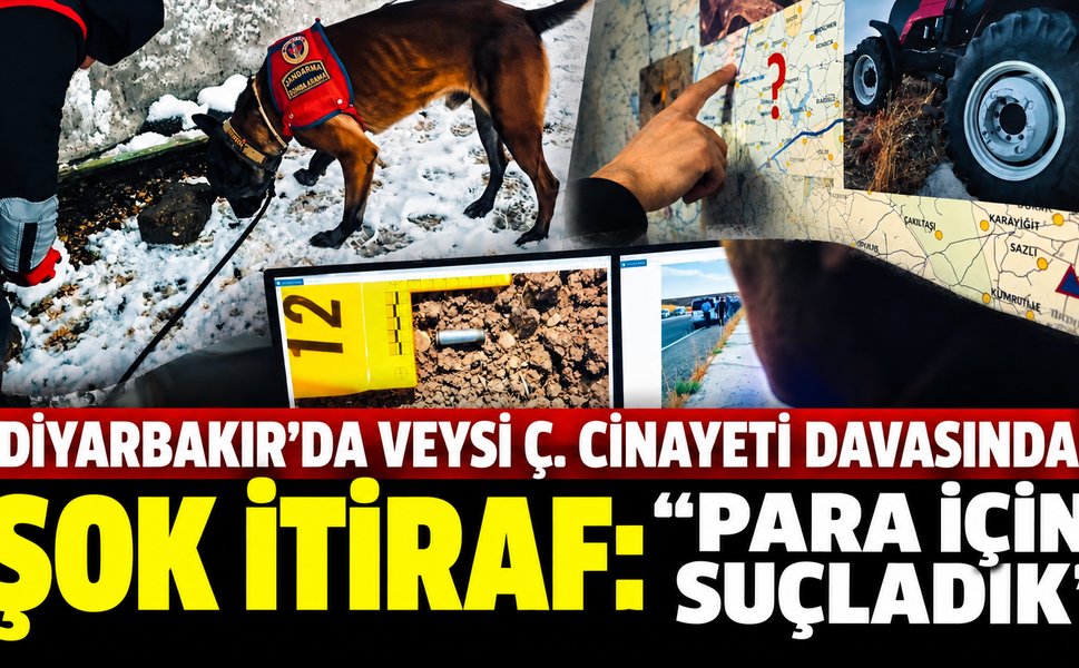 Diyarbakır'da Veysi Ç. Cinayeti Davasında Şok İtiraf: "Para İçin Suçladık"