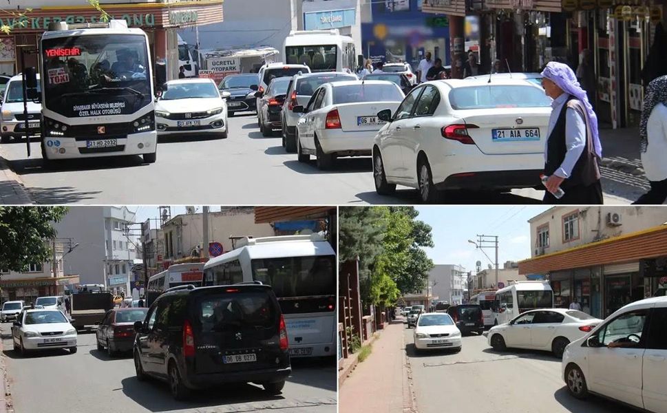 Ergani’de Botanik Park önündeki trafik sıkışıklığına çözüm çağrısı