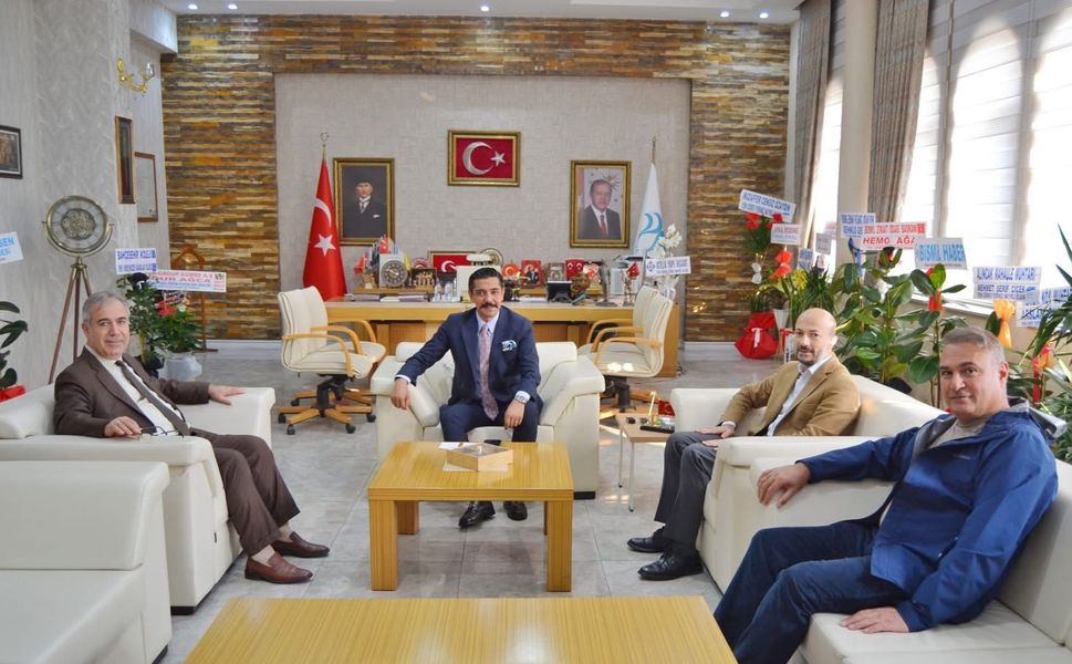 Kaymakam Sezik’e kurum ve siyasi parti temsilcilerinden ziyaret