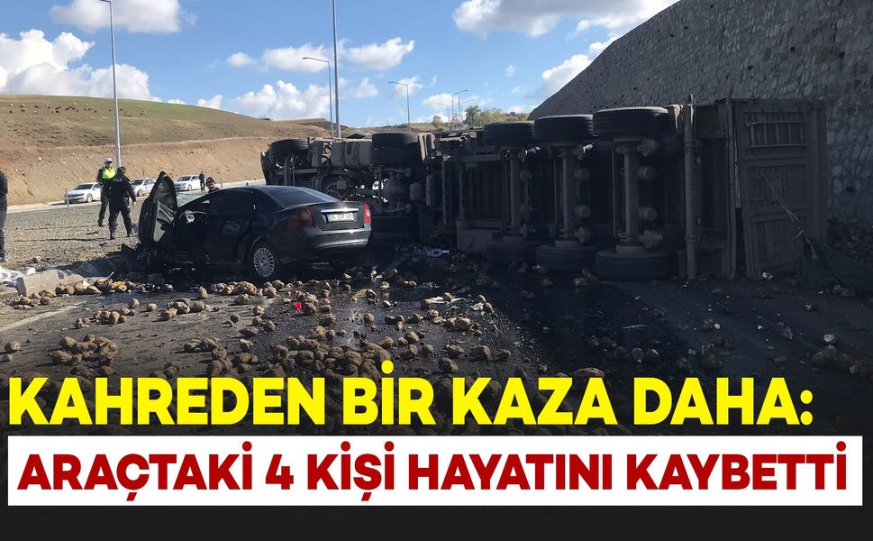 Kahreden Kaza Daha: Araçtaki 4 Kişi Hayatını Kaybetti